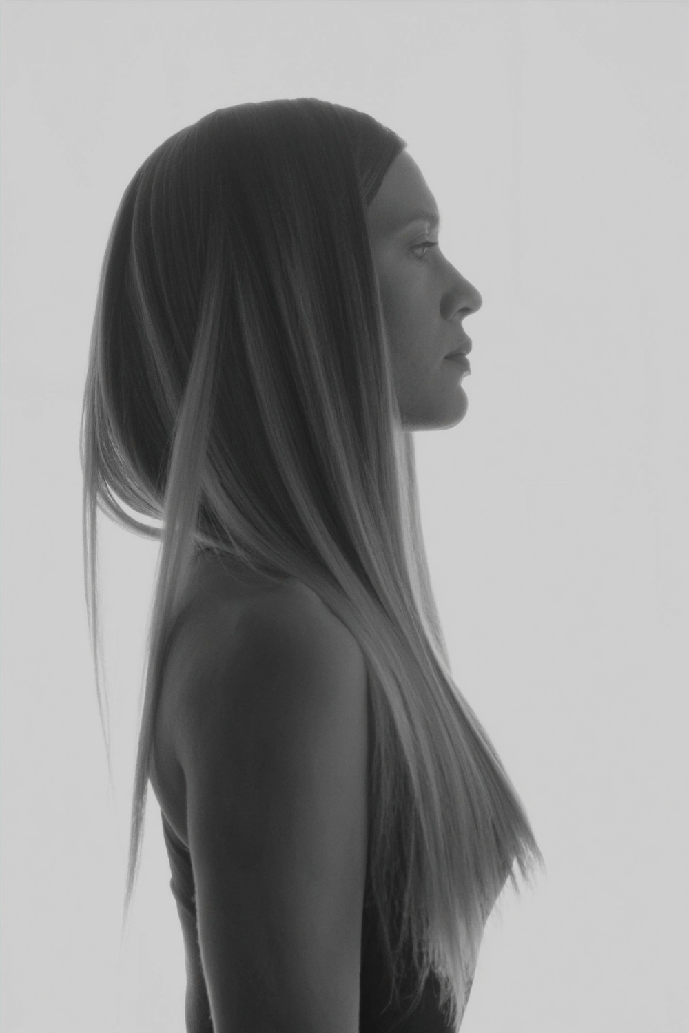 Side profile showing extension length